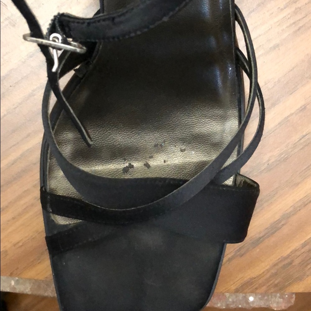 Black Strappy Heels - Picture 5 of 5